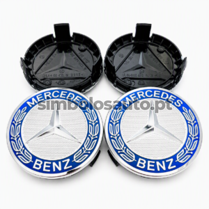 4 Centros de Jantes Mercedes-Benz