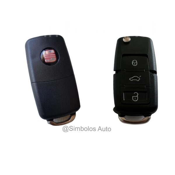 Carcaça Chave Seat 3 Botões