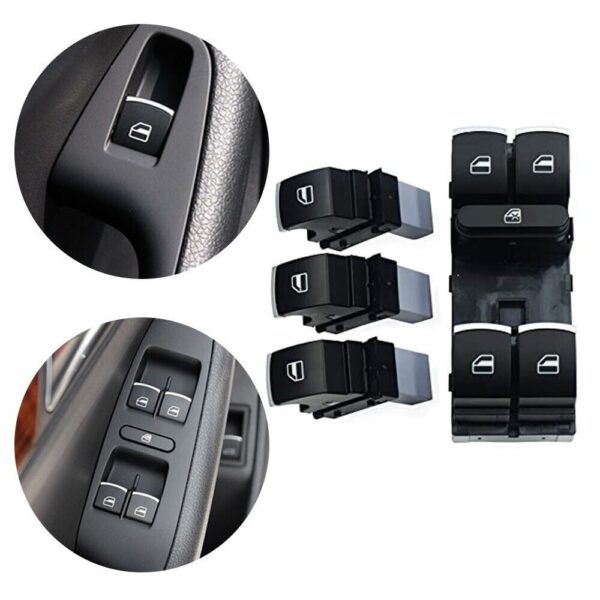 Comutador Principal Vidros Volkswagen Golf 5 6 Passat B6 Seat Ibiza