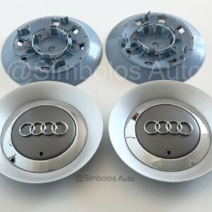 4 Tampões de Jantes Audi 149mm