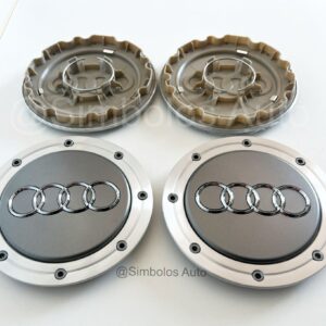 4 Tampões de Jantes Audi 145mm