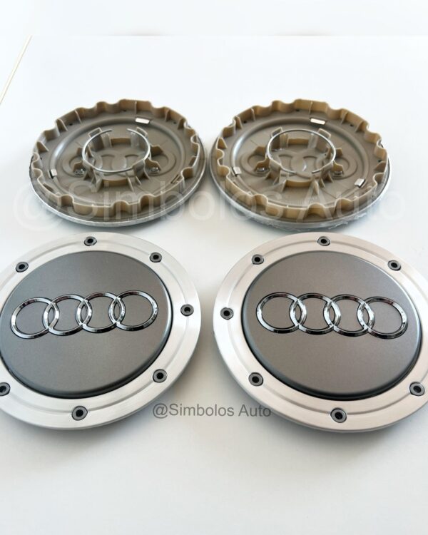 4 Tampões de Jantes Audi 145mm