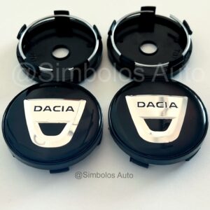 4 Centros de Jantes Dacia 60mm