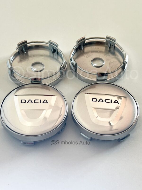 4 Centros de Jantes Dacia 60mm